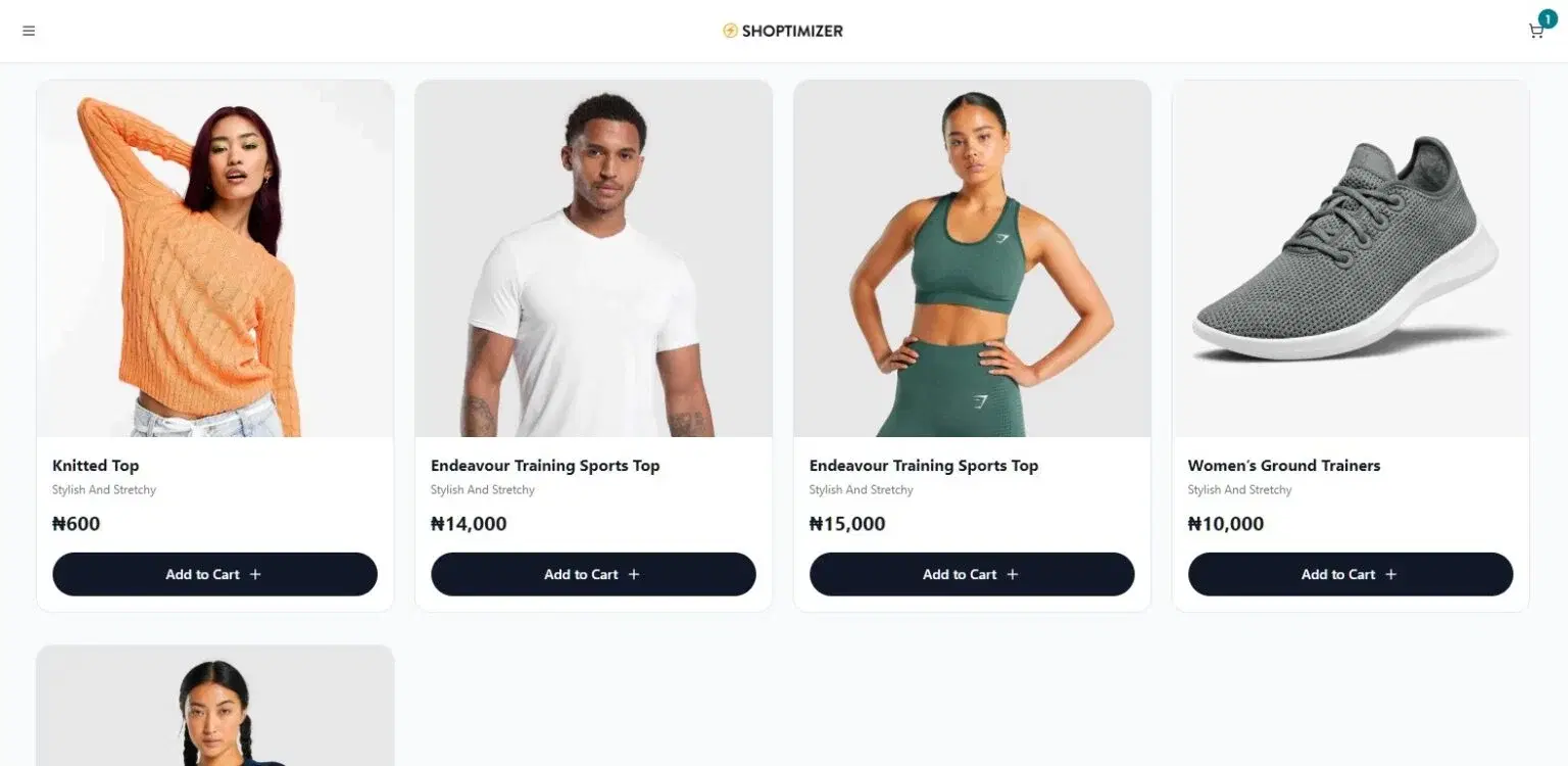 SalesGee storefront